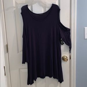 Open shoulder tunic